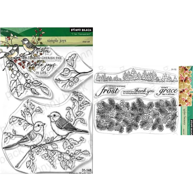 Candle Making Books - Quiet Beauty clear silicone stamps for