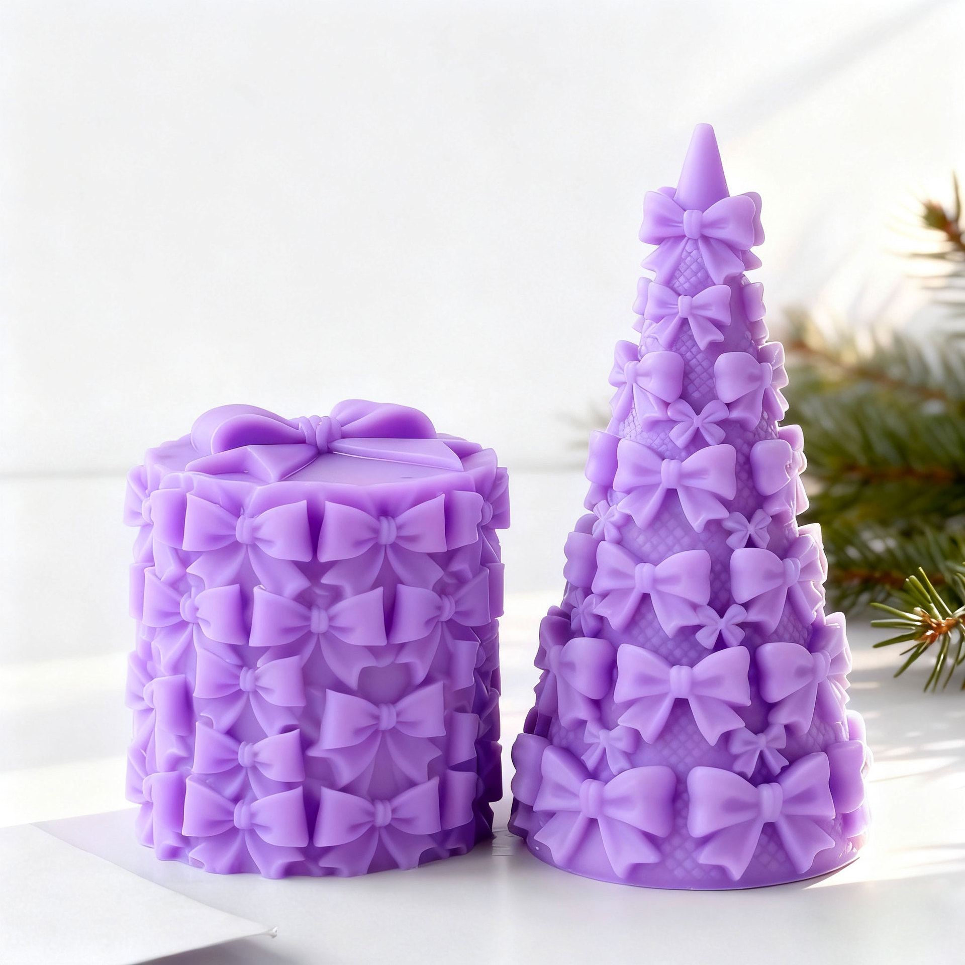 Candle Making Party - 3D Bow Tie Christmas Tree Gift