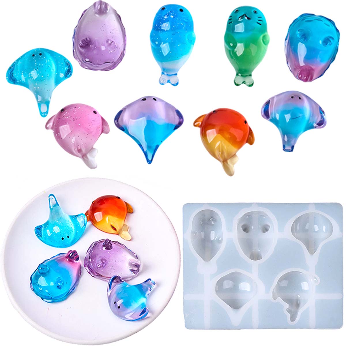Candle Making Diy - 3D Healing Kawaii Manta Ray Whale