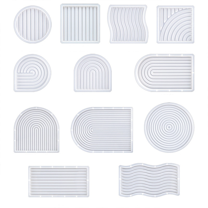 Candle Making Diy - DIY Striped Wave Tray Mold For