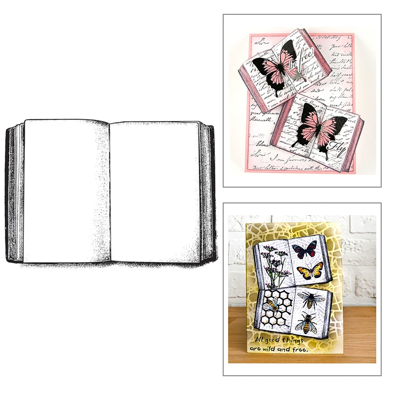 Candle Making Books - New Book Pattern Transparent Clear Stamps