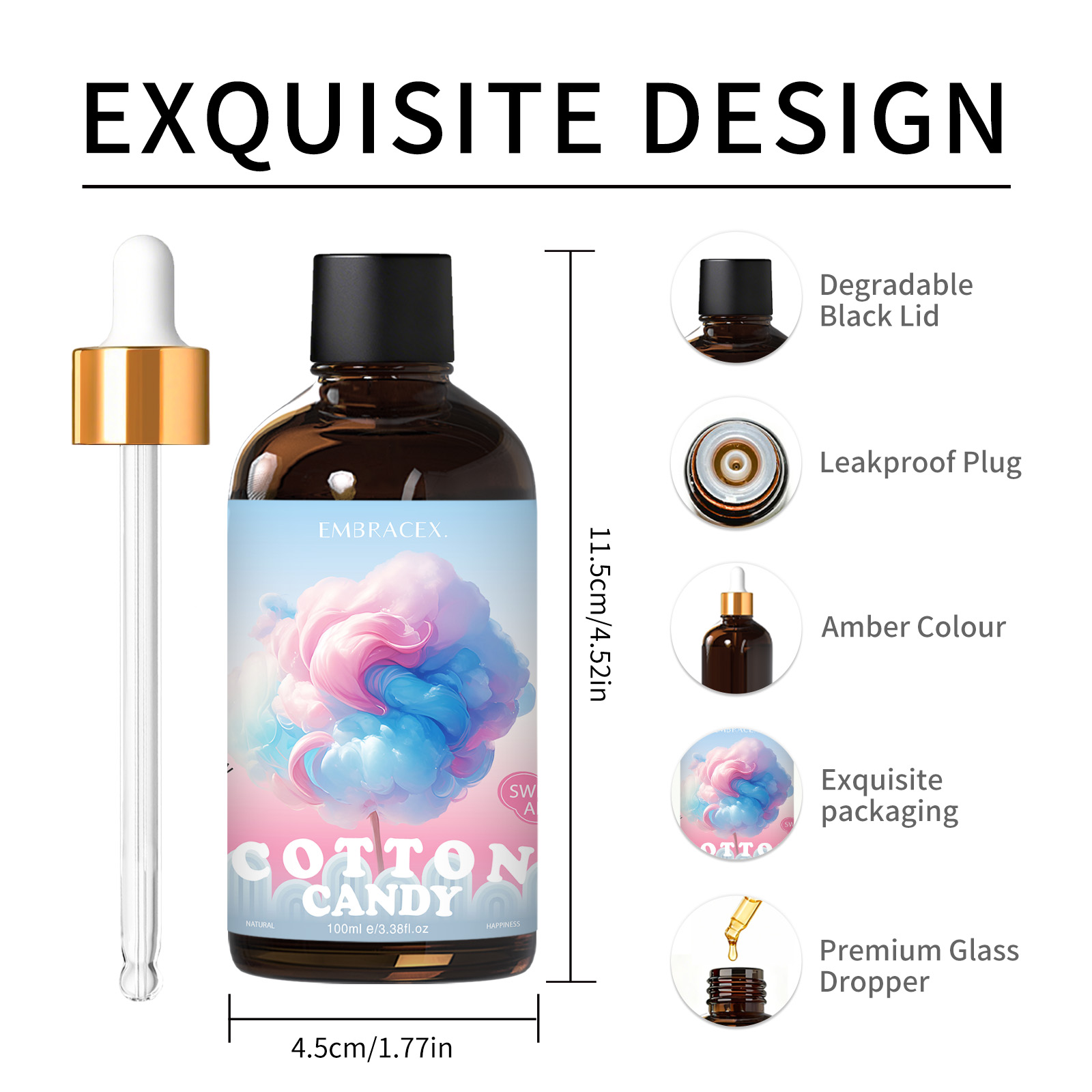 100ml Cotton Candy Essential O - Candle Making Essentials recension och pris