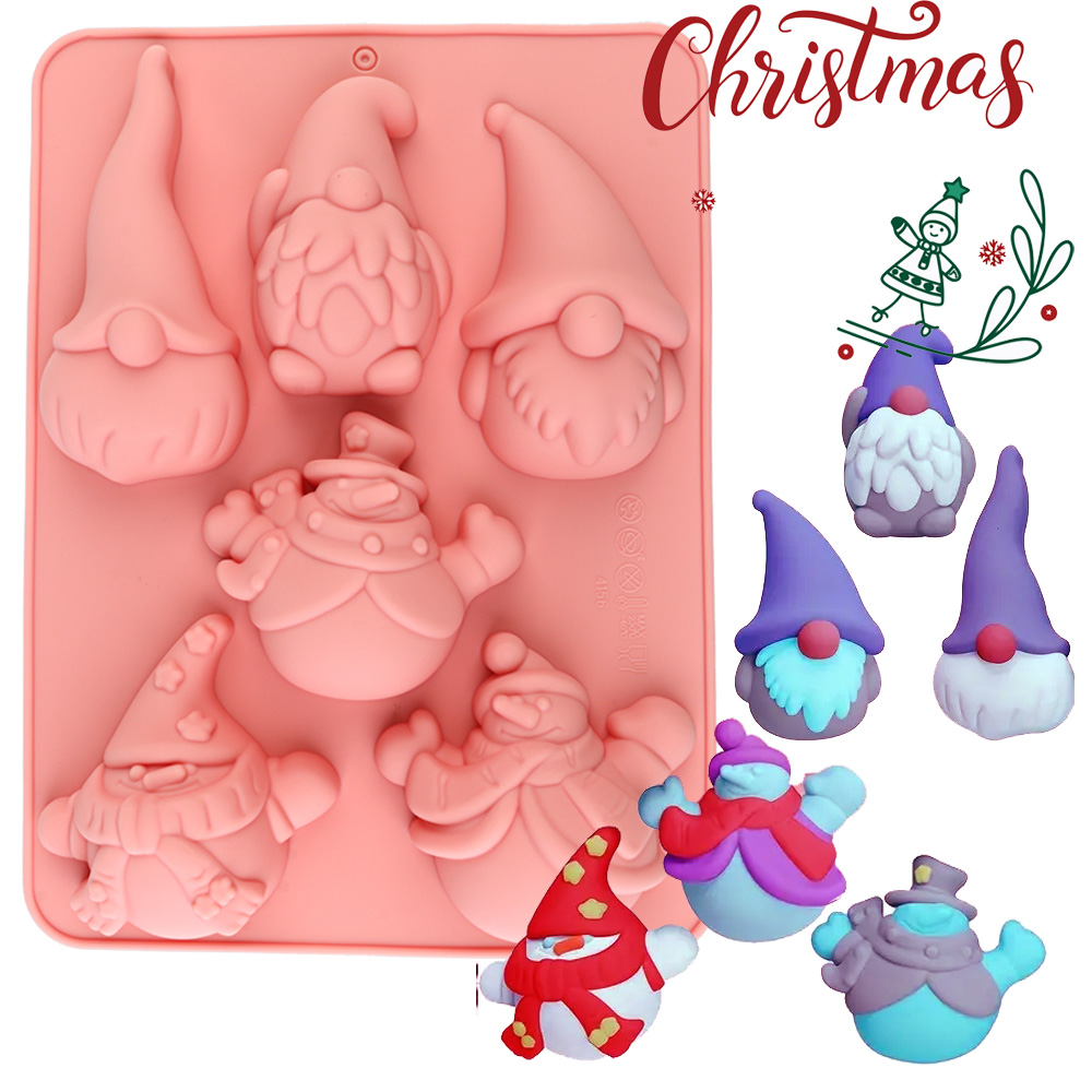 6-Cavity Christmas Gnome Cake  - Candle Making Party recension och pris
