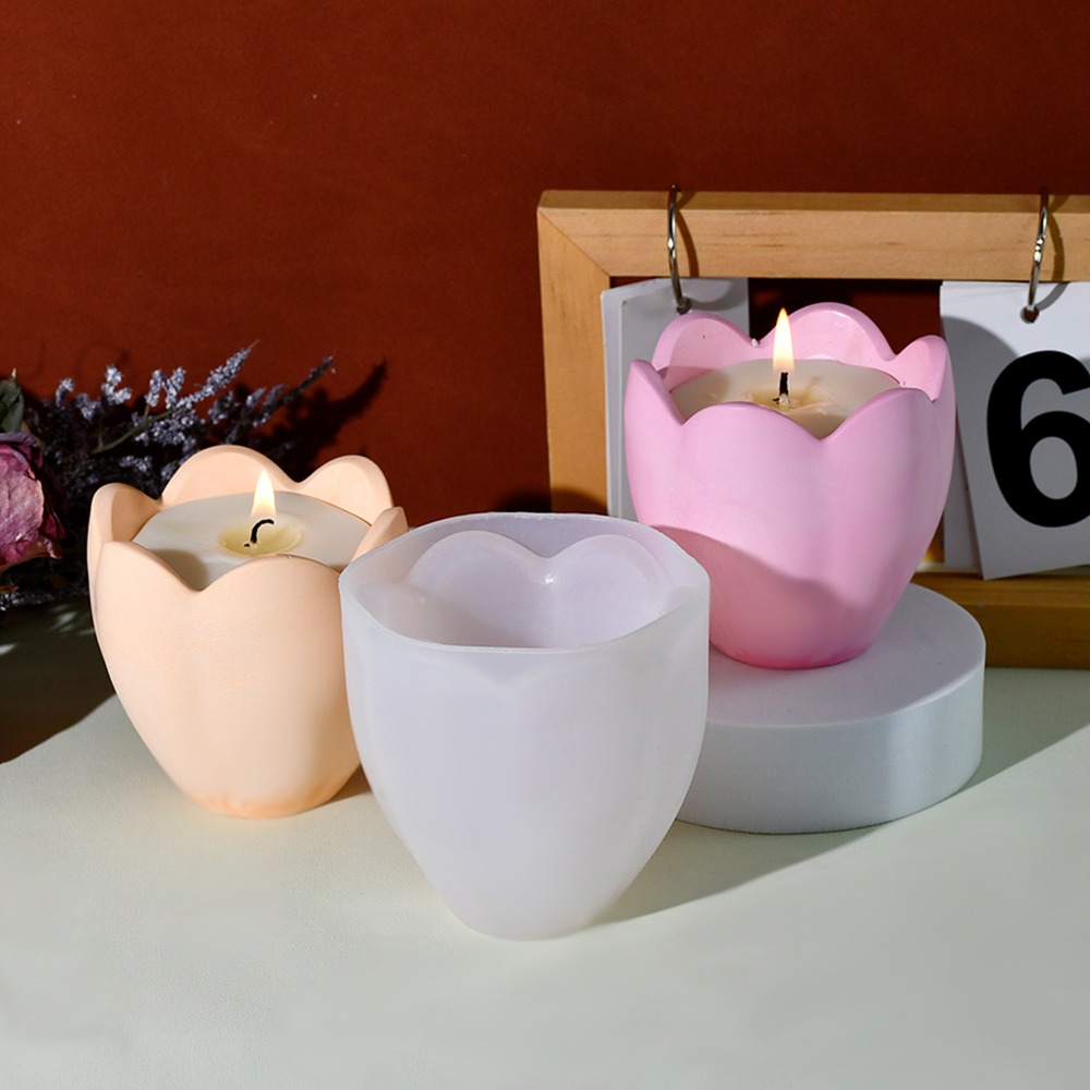 Tulip Candle Holder Silicone M - Candle Making Party recension och pris