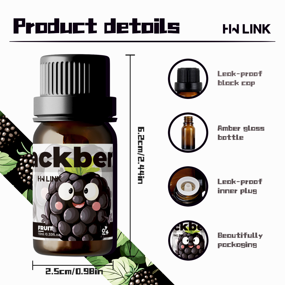 Blackberry Essential Oil  10ml - Candle Making Essentials recension och pris