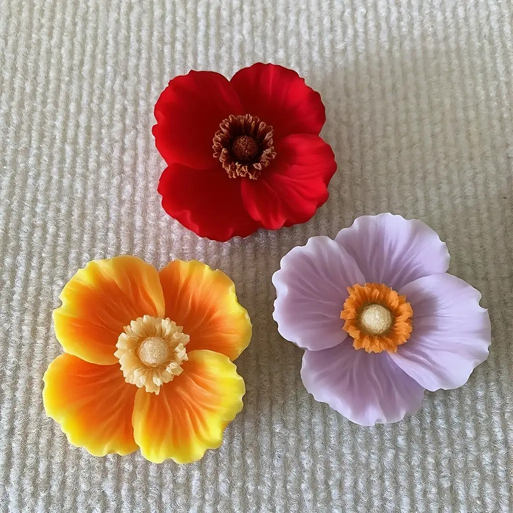 Flower Silicone Candle Mold, C - Candle Making Party recension och pris