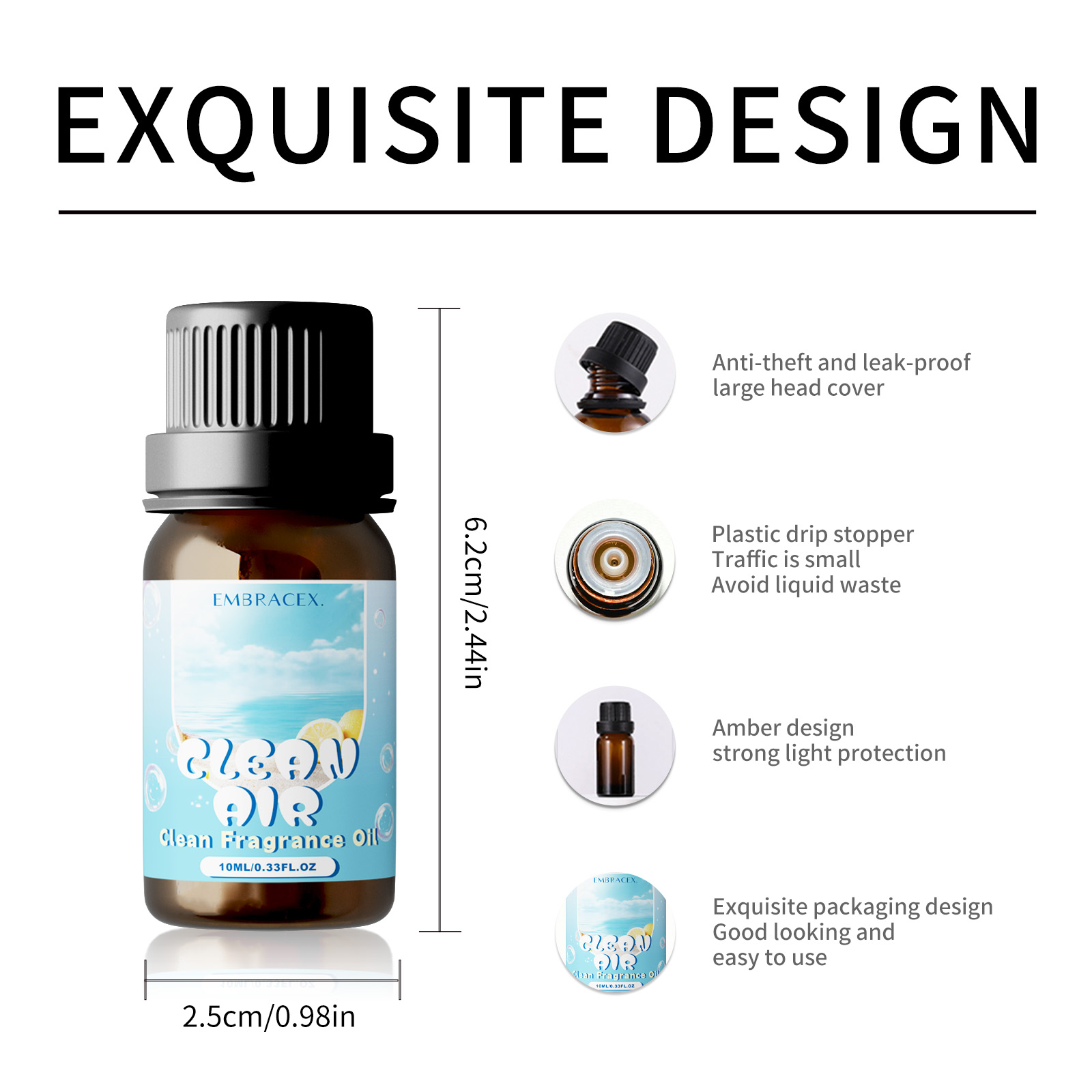 10ml Clean Air Essential Oil L - Candle Making Essentials recension och pris