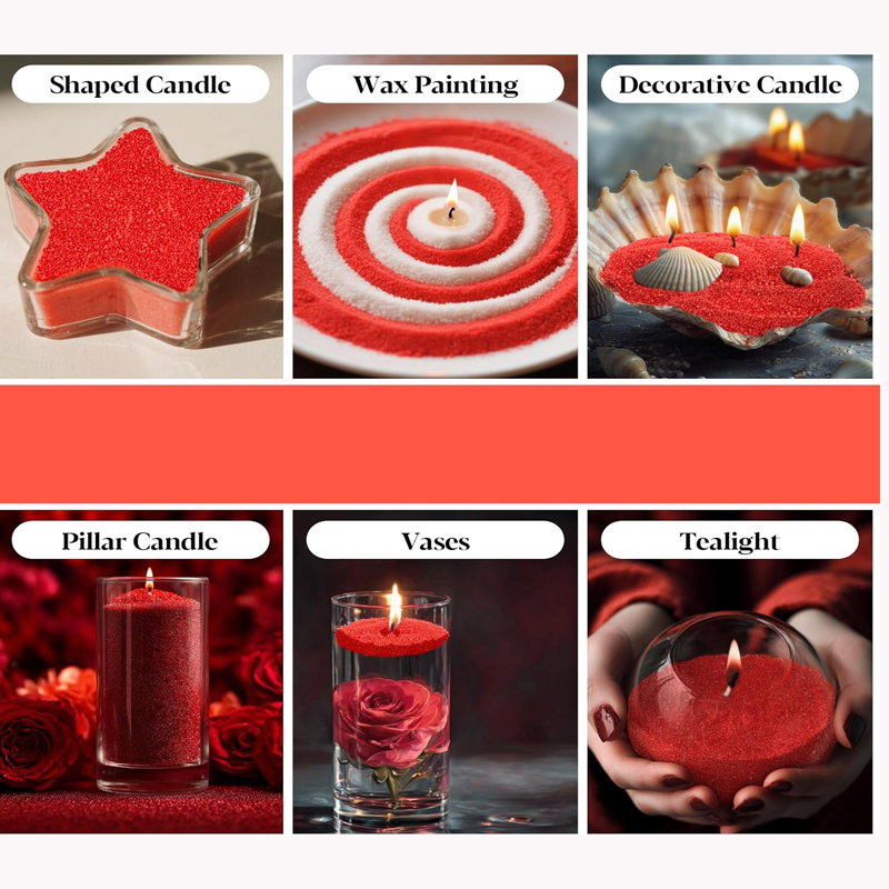 100G Green White Red Sand Pear - Candle Making Party recension och pris