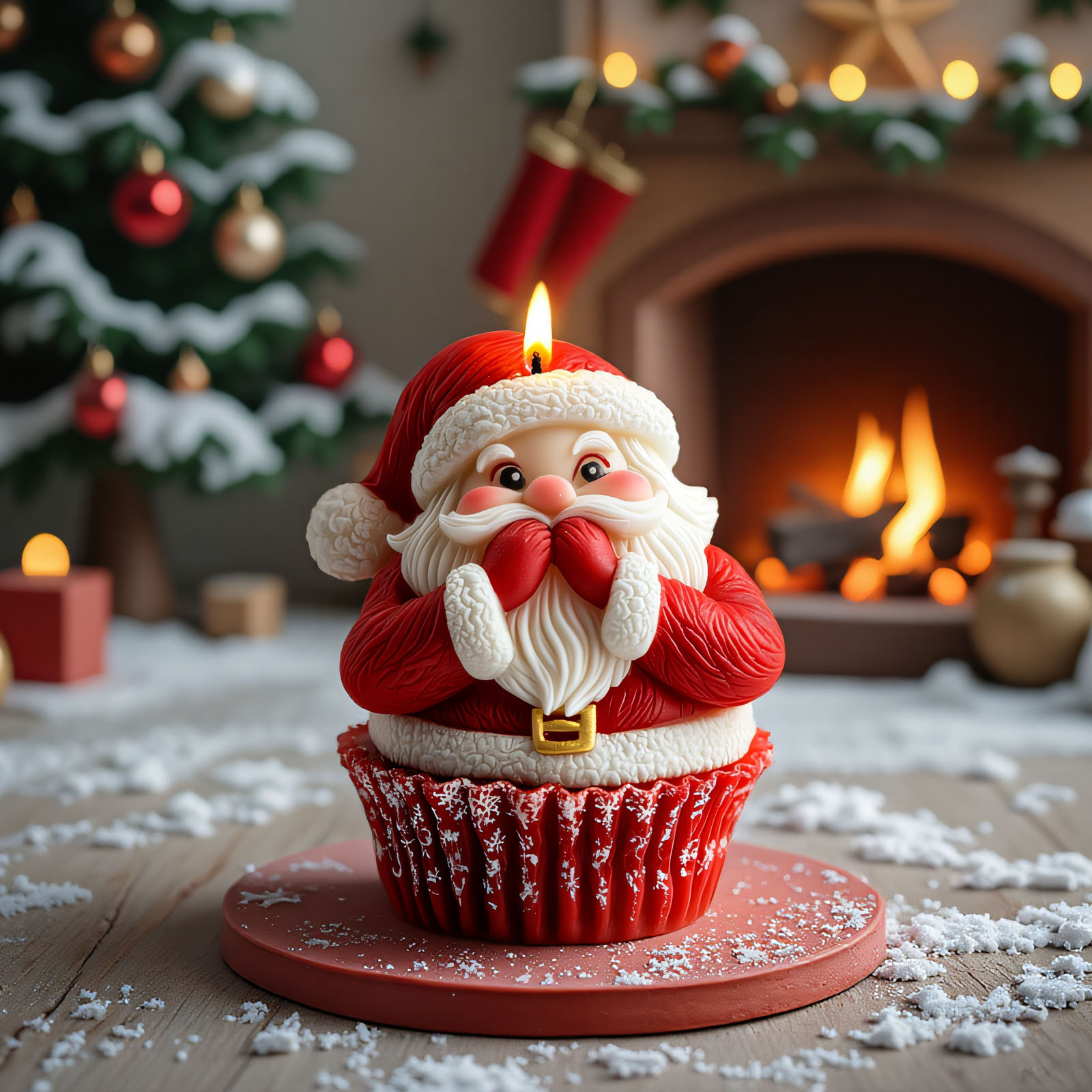 Santa Claus and Elk Candle Mak - Candle Making Diy recension och pris