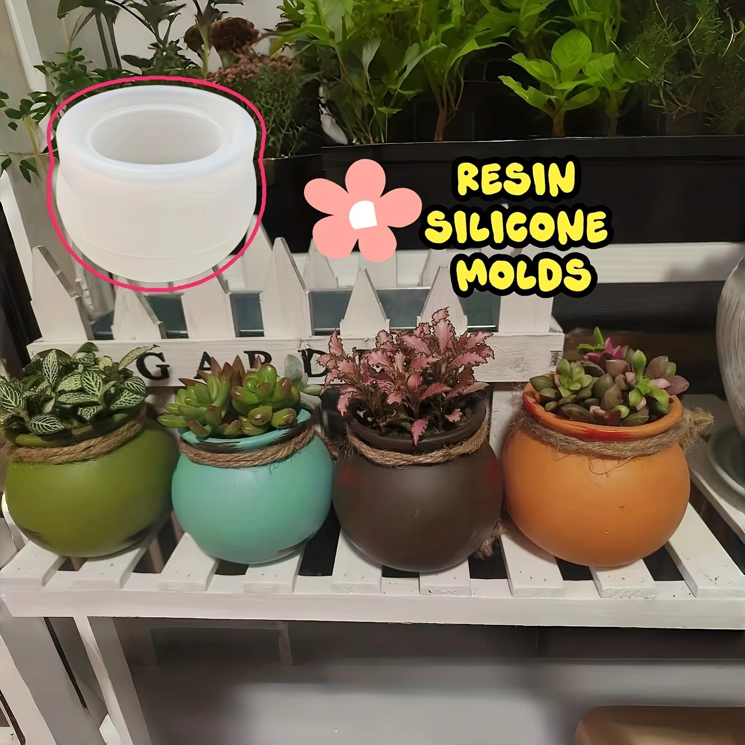 Silicone Flower Pot Molds, Res - Candle Making Essentials recension och pris