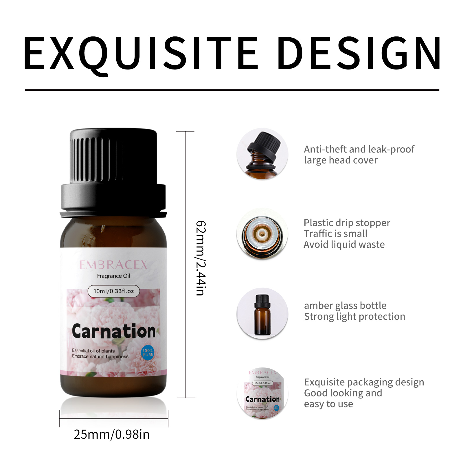 10ml Carnation Essential Oil F - Candle Making Essentials recension och pris