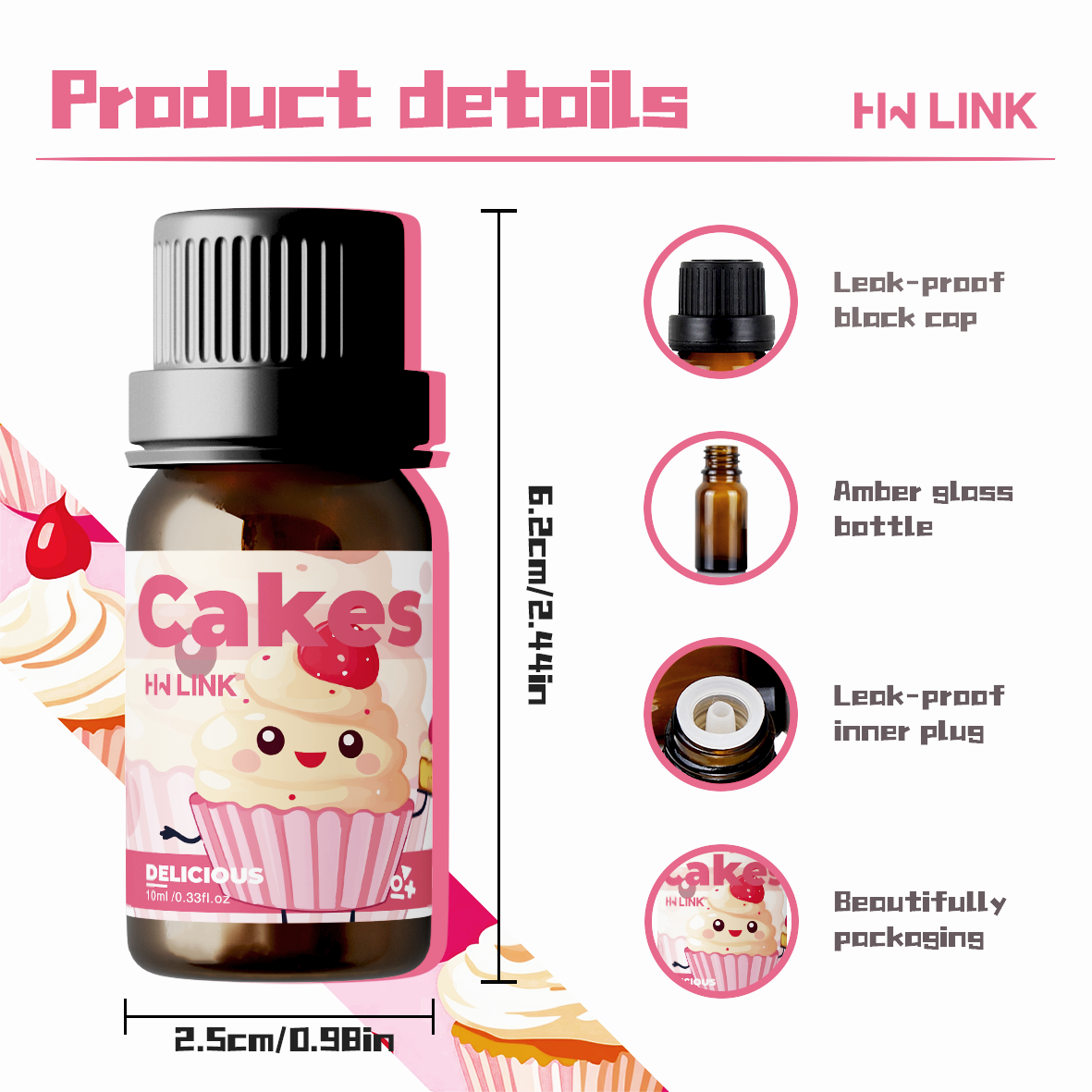10ml Cakes Essential Oils Cand - Candle Making Essentials recension och pris