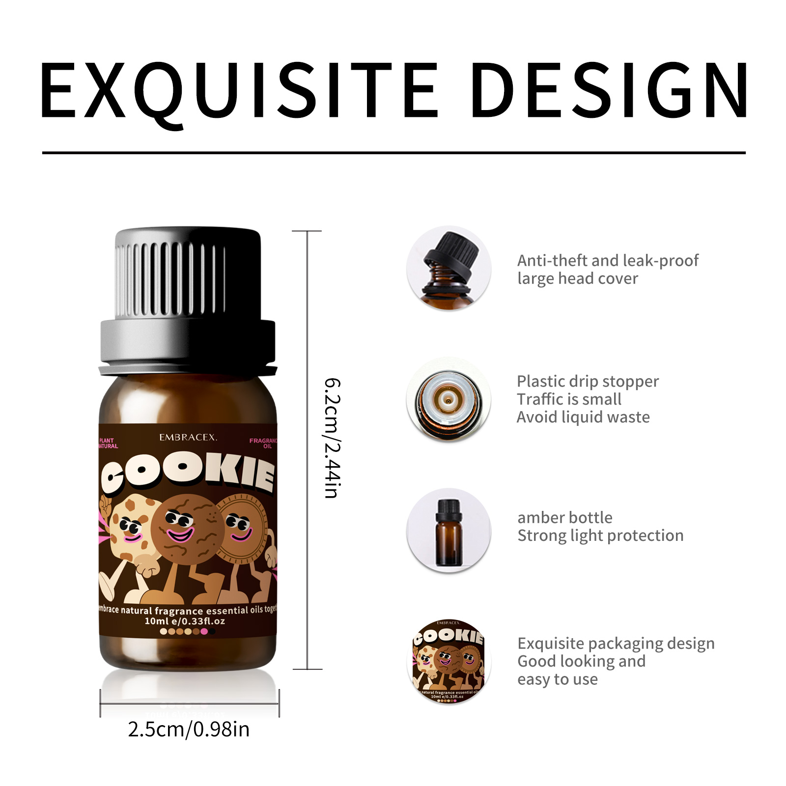 10ml Cookie Fragrance Essentia - Candle Making Essentials recension och pris