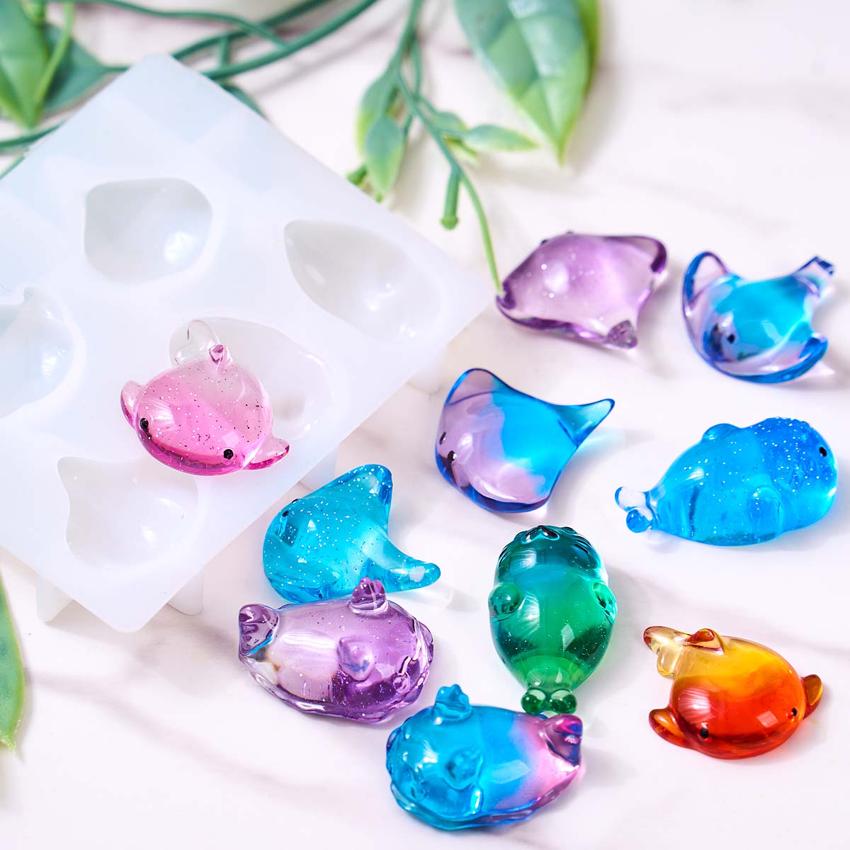3D Healing Kawaii Manta Ray Wh - Candle Making Diy recension och pris