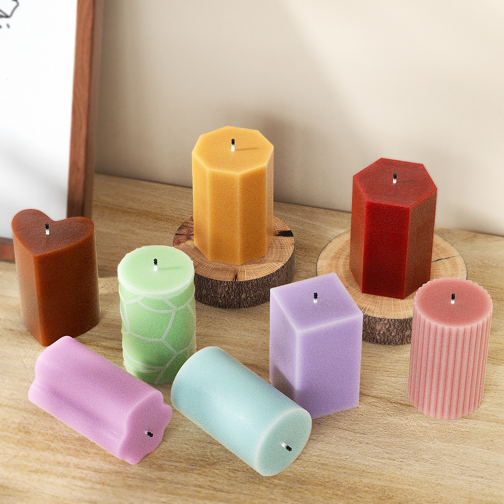 Geometry Column Silicone Mold  - Candle Making Party recension och pris