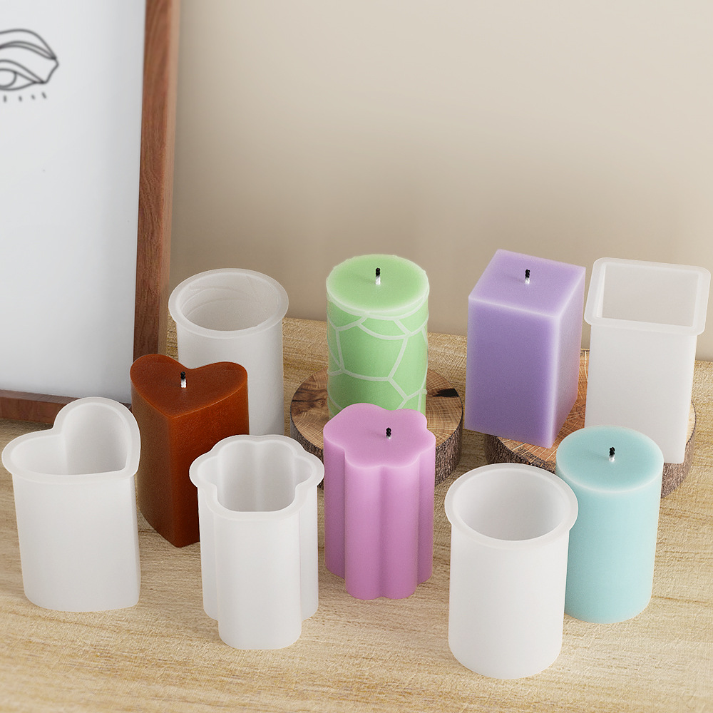 Geometry Column Silicone Mold  - Candle Making Party recension och pris