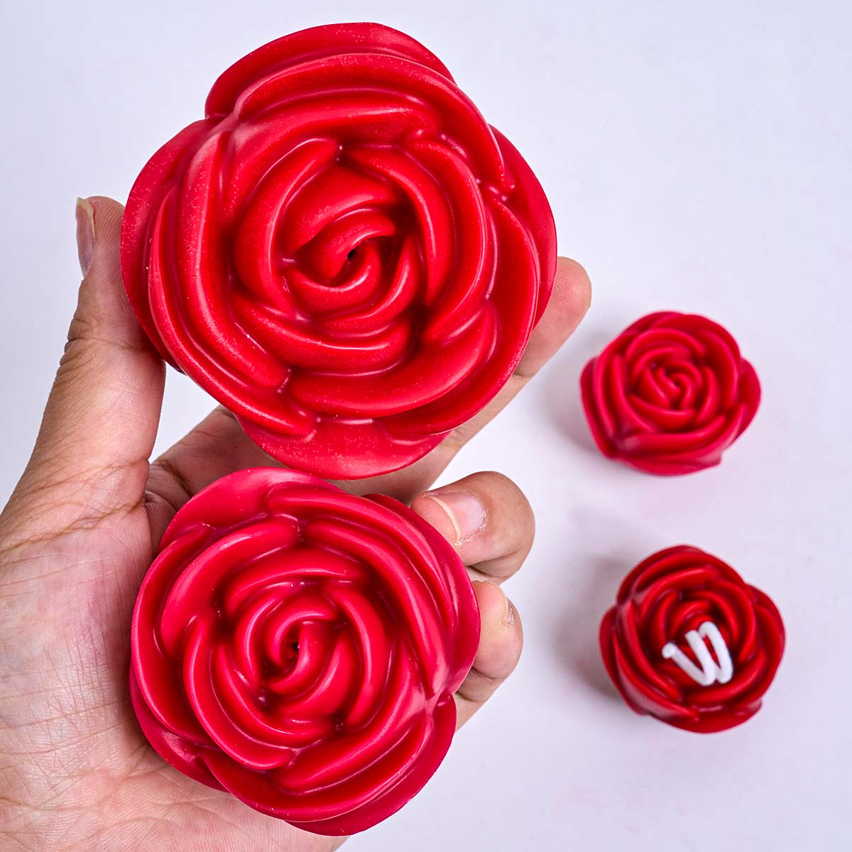 3D Flower Shape Silicone Candl - Candle Making Party recension och pris
