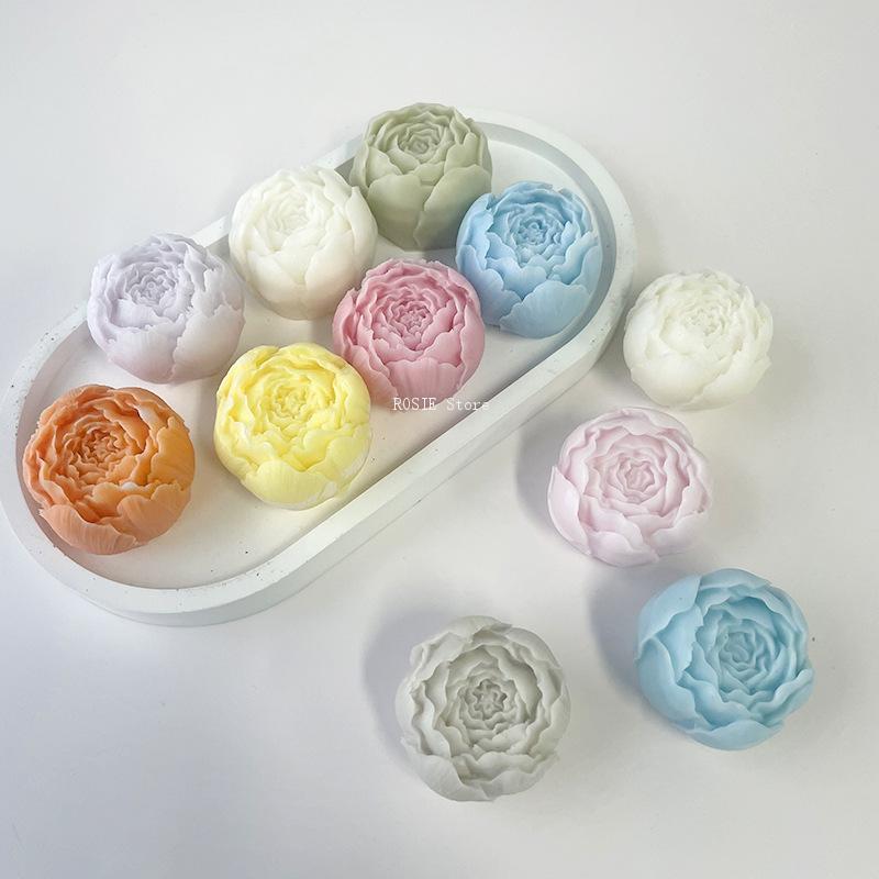 3D Peony Flower Silicone Mold  - Candle Making Party recension och pris