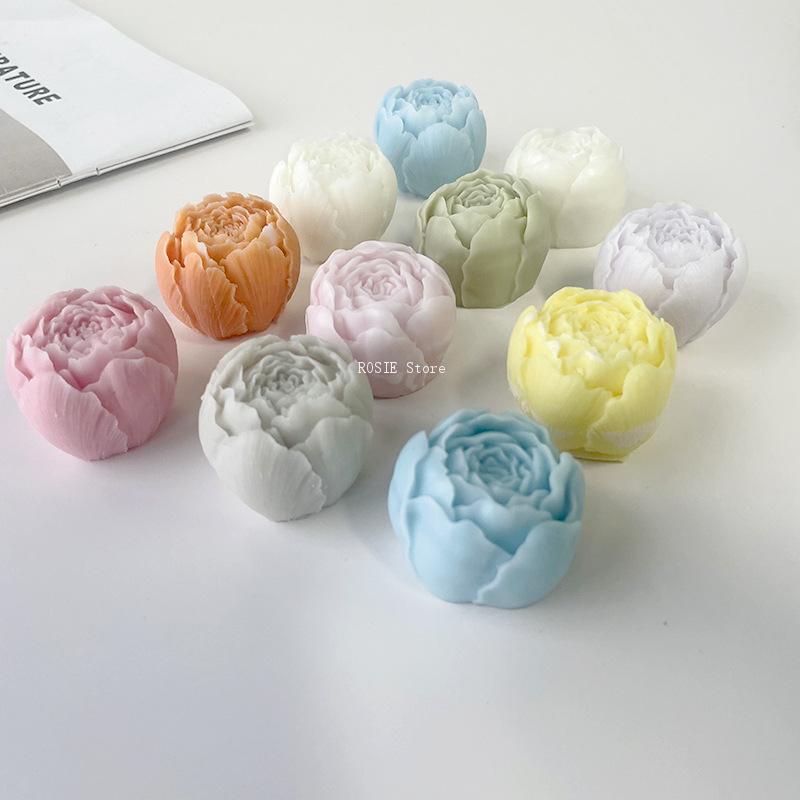 3D Peony Flower Silicone Mold  - Candle Making Party recension och pris
