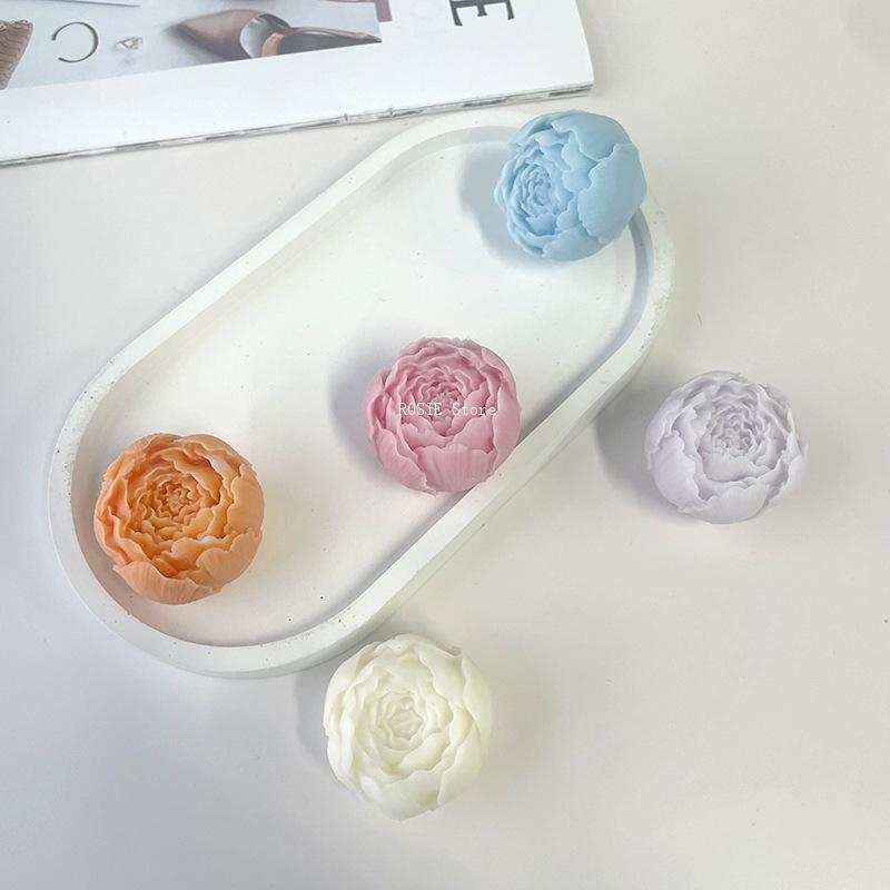 3D Peony Flower Silicone Mold  - Candle Making Party recension och pris