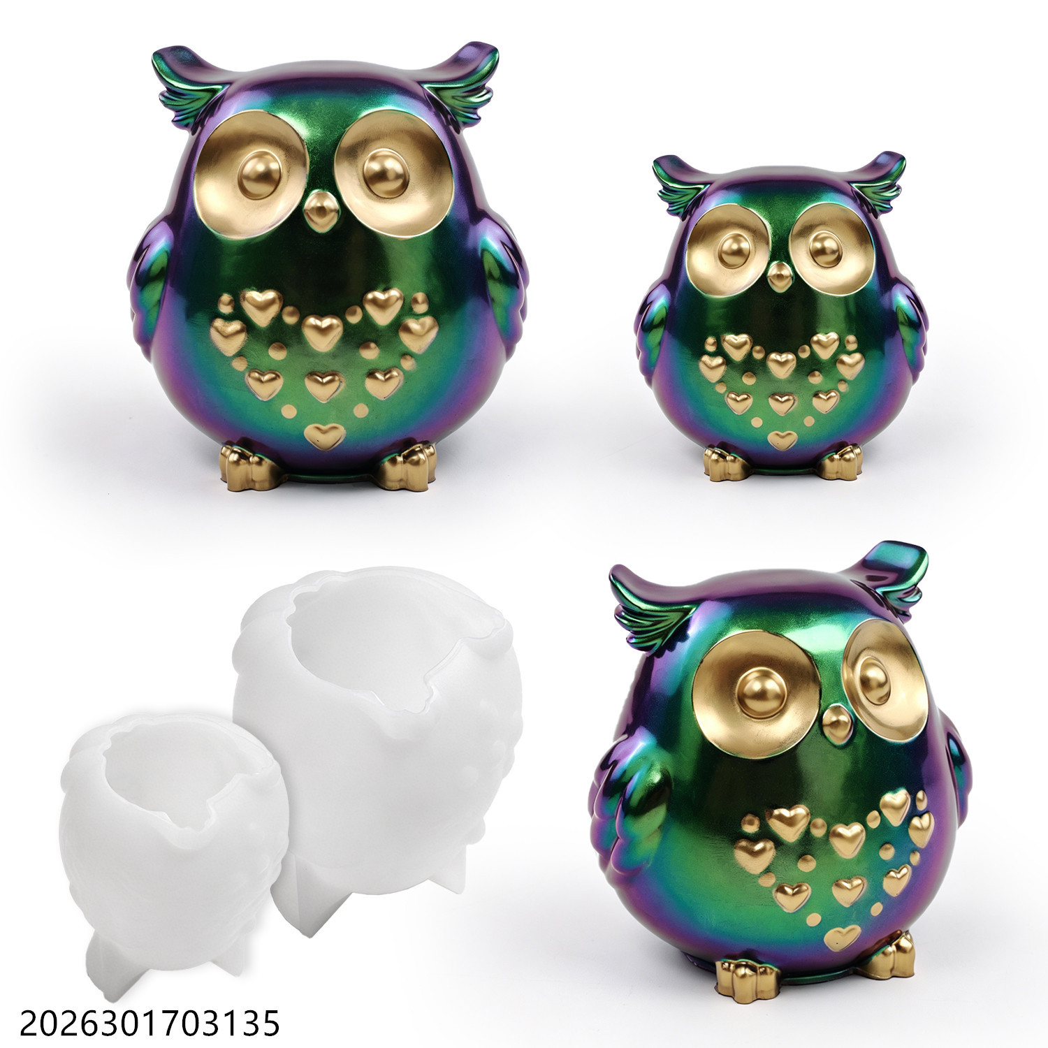 Owl Silicone Mold 3D Bird Shap - Candle Making Essentials recension och pris