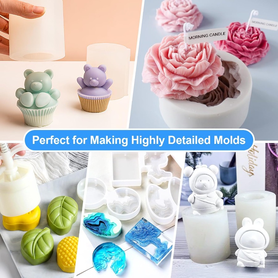 Silicone Mold Making Kit, 38.8 - Candle Making Diy recension och pris
