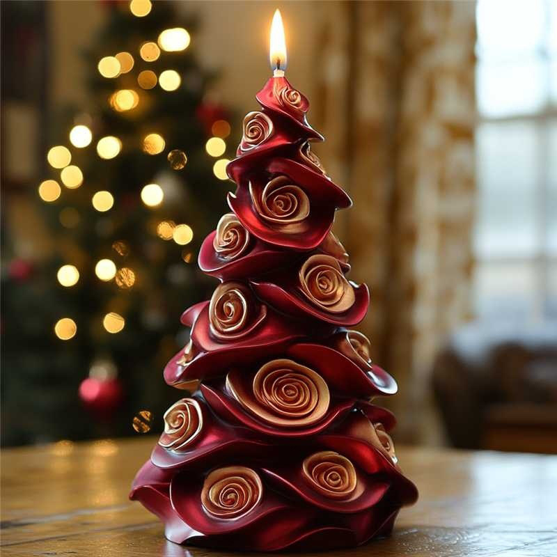 3D Christmas Tree Candle Silic - Candle Making Party recension och pris