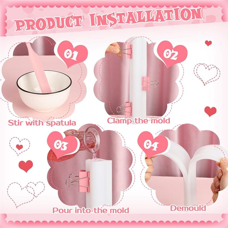 Lightweight 6 PCS Long Tube Si - Candle Making Youtube recension och pris