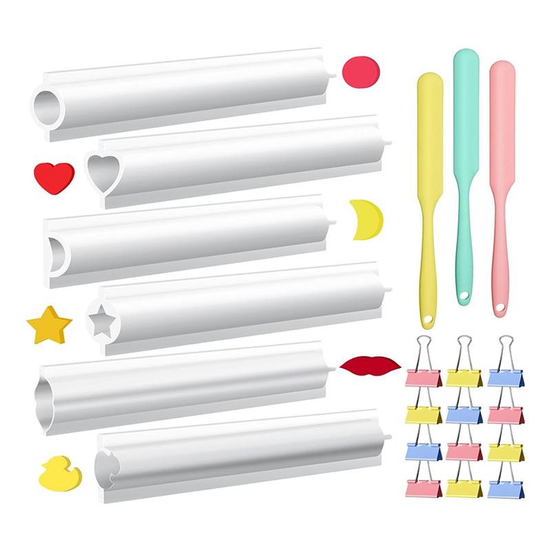 6 Piece Long Tube Silicone Mol - Candle Making Youtube recension och pris